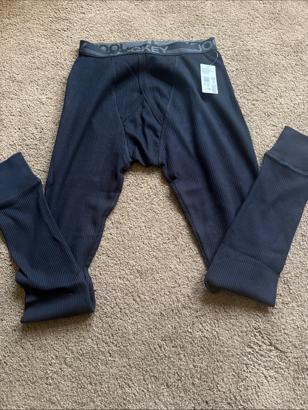 Jockey Men’s Black Waffle Pant New Various sizes